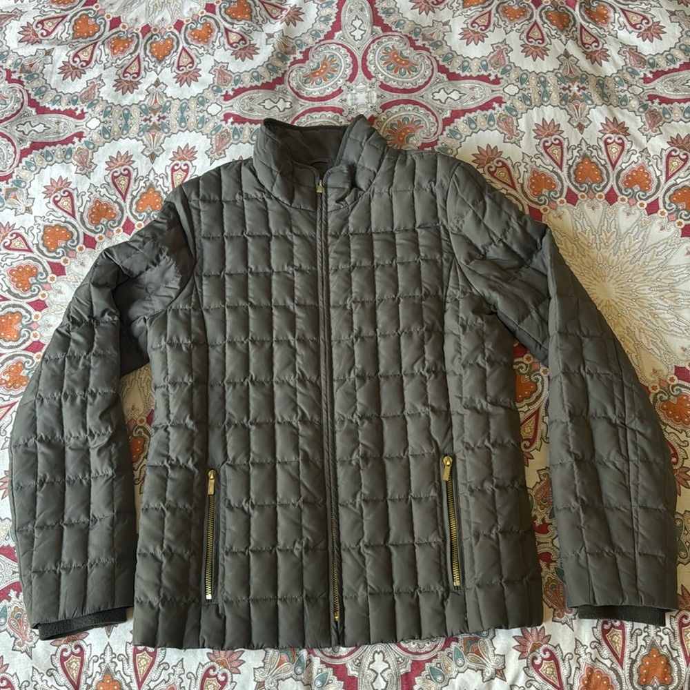 Hunter Green Quilted Jacket